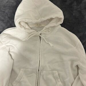 bite brandy melville crop zip sweater